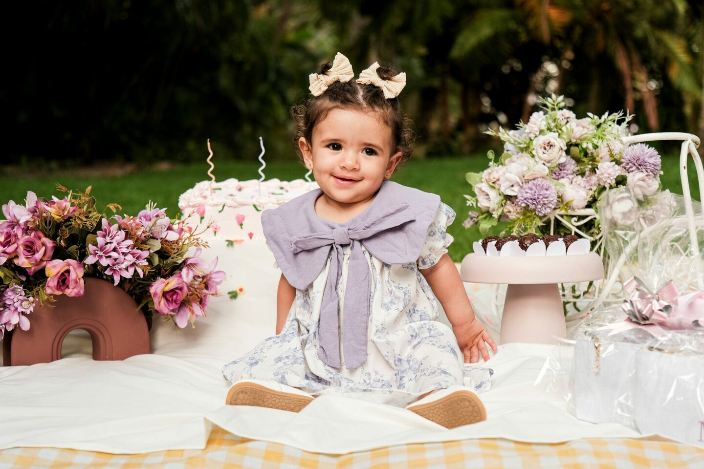Maria Helena, Aniversário de 1 Ano, Pousada dos Girassois, Praia de Pipa/RN